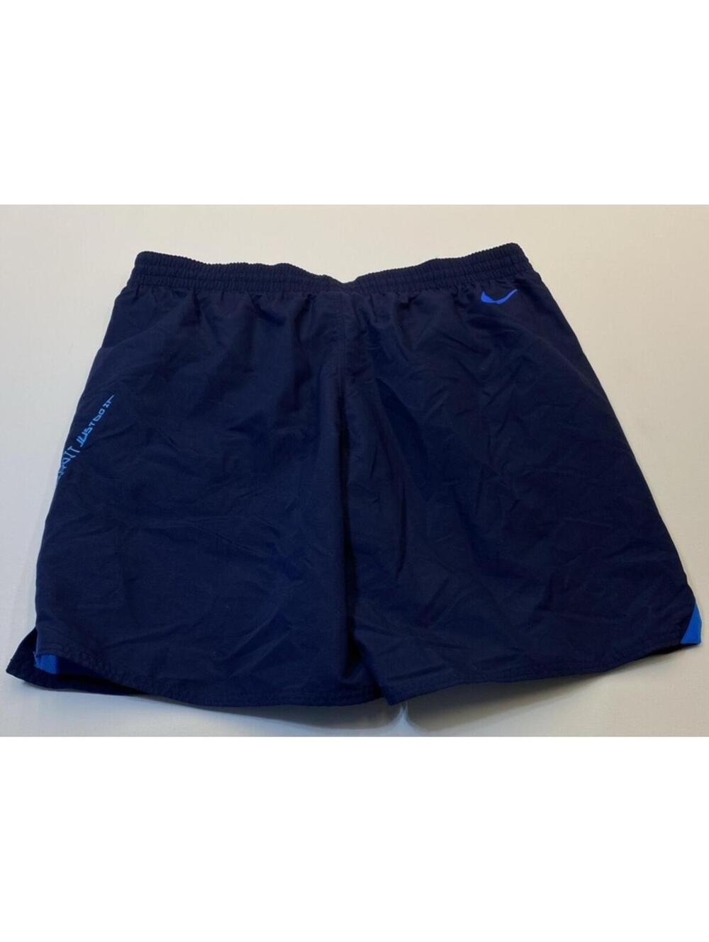 Vintage Nike Athletic Running Shorts Men's 2XL Blue Waistband Lined Pockets 9997 - Picture 8 of 15